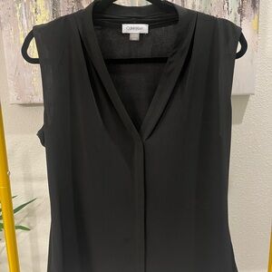 Calvin Klein Women's Elegant Black Blouse